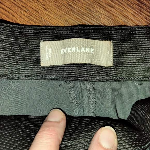 Everlane side zip stretch trousers size 4 slate gray - Picture 6 of 10